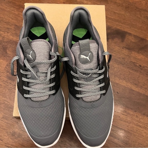 Puma Ignite Elevate Men’s Golf Shoes Gray and Black 9.5 Regular Soft Spikes - Picture 6 of 11